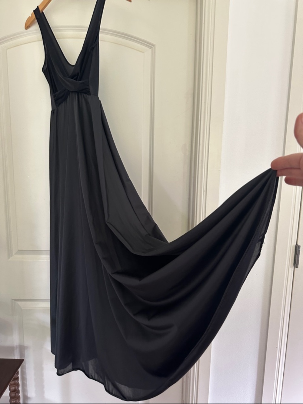 Black vintage Olga lingerie nightgown - Picture 5 of 9